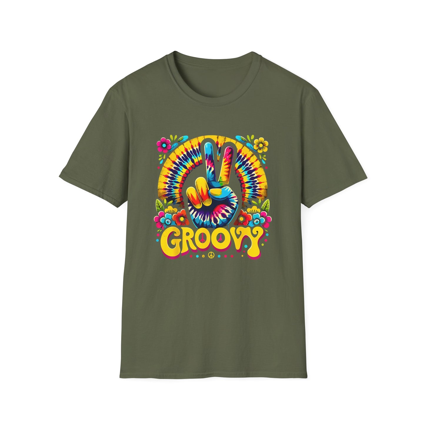 Groovy Peace Sign Unisex T-Shirt
